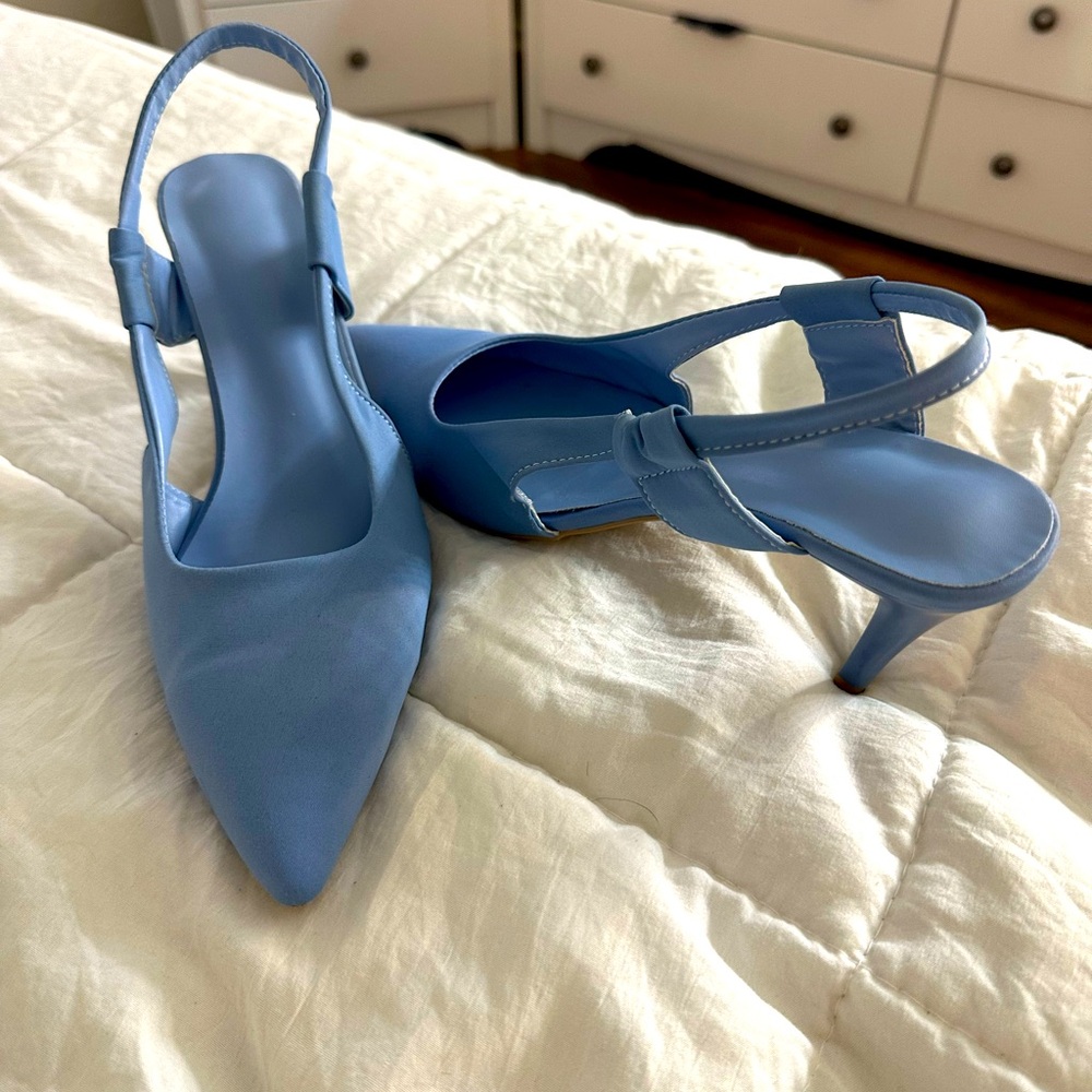 High hells light blue size 41 EU. / size 9.5 US
